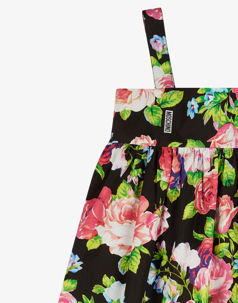 印花棉质平纹布连衣裙  Moschino 2