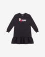 Abito in cotone Moschino Teddy Bear