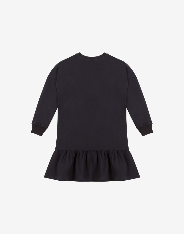 Abito in cotone Moschino Teddy Bear Nero Moschino 1