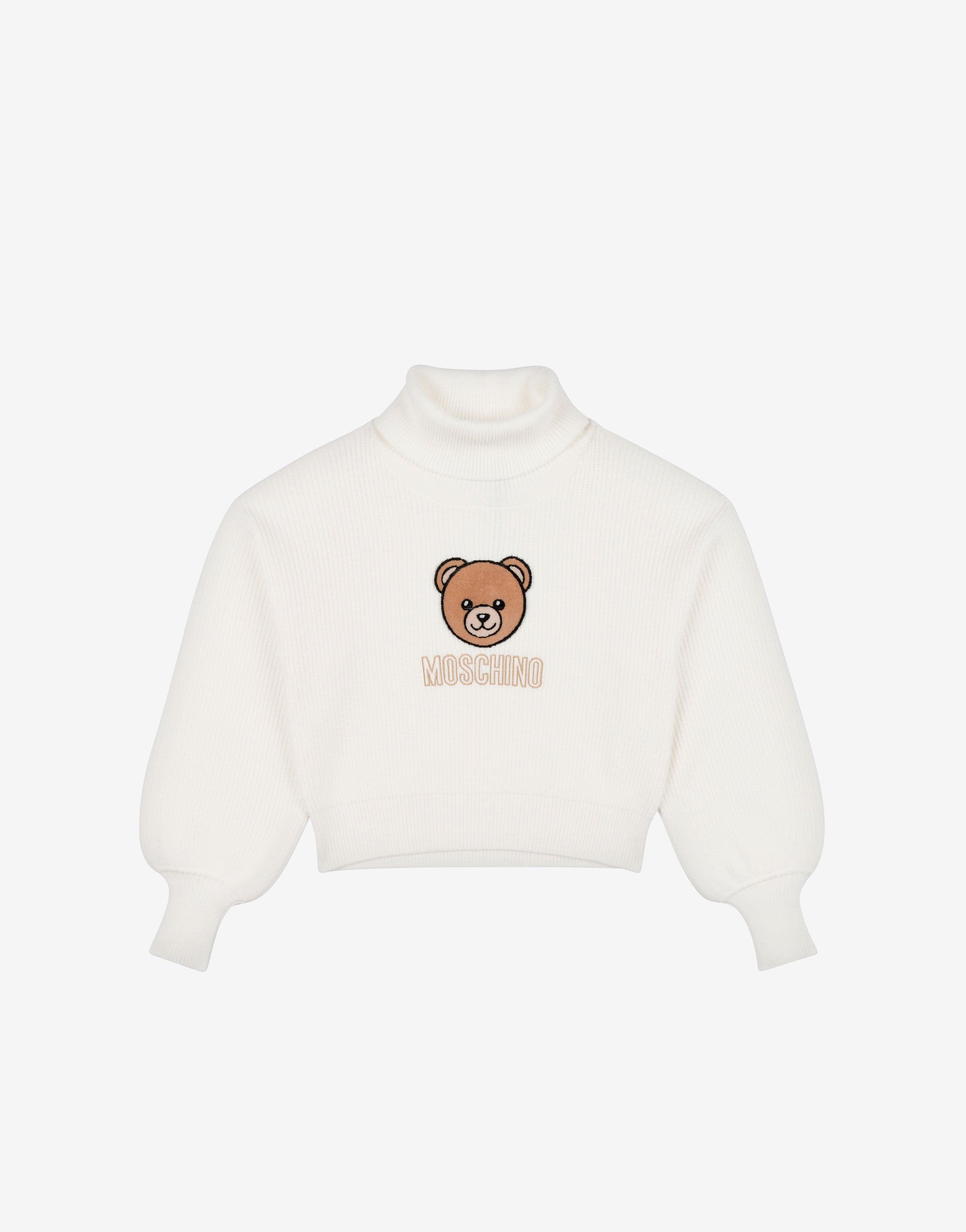 MOSCHINO クマ刺繍 セーター Moschino Teddy bear turtleneck sweater | Moschino