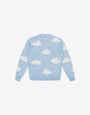 Pull-over en coton jacquard Archive Clouds