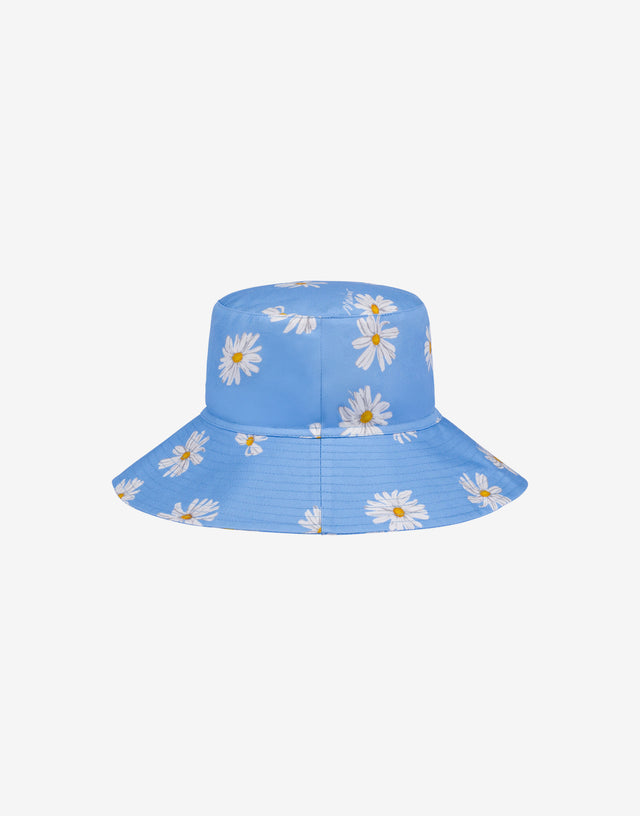 Twill-Bucket Hat Allover Daisy Hellblau Moschino 1