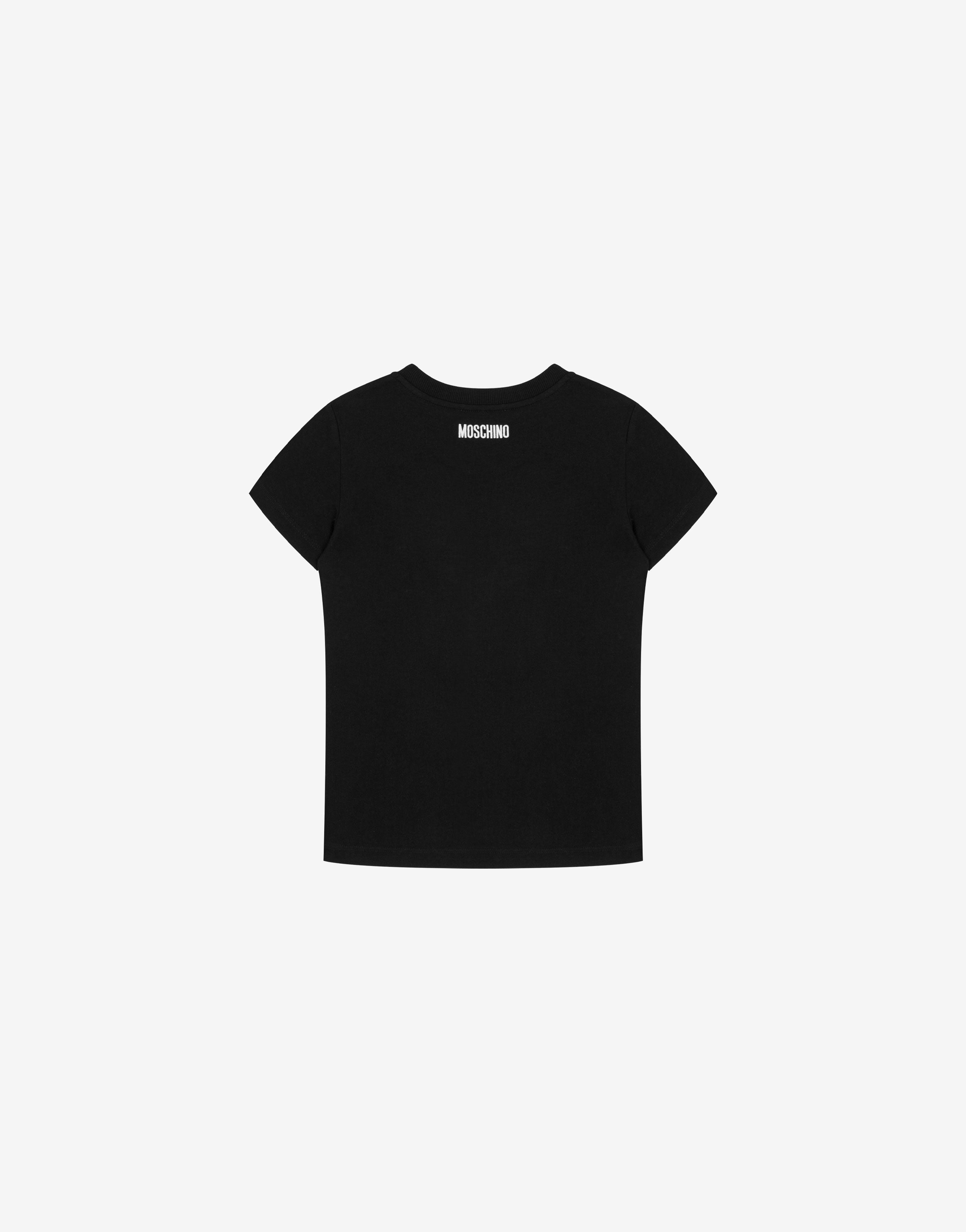MOSCHINO★グースエンブロイダリー ジャージー Tシャツ Goose cotton jersey T-shirt | Moschino