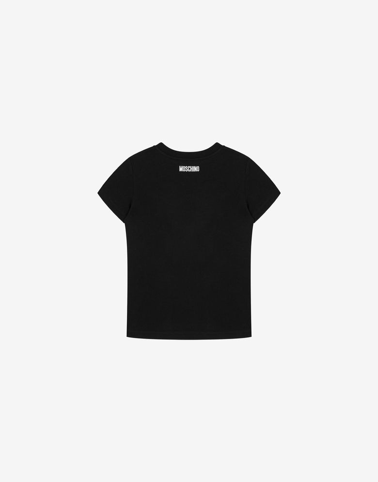 鹅纯棉针织 T 恤 黑色 Moschino 1
