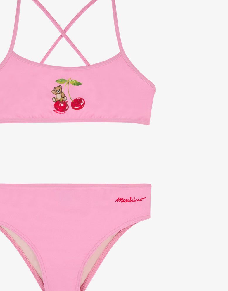 莫斯奇诺泰迪熊莱卡比基尼 粉红色 Moschino 2