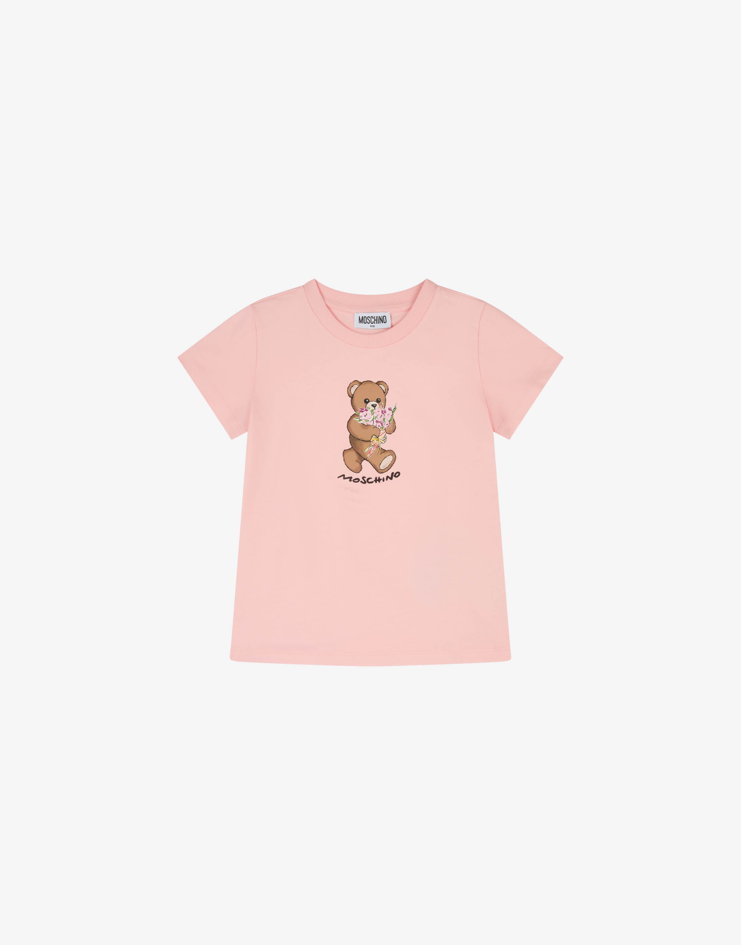 T-Shirt aus Baumwolljersey Moschino Teddy Bear