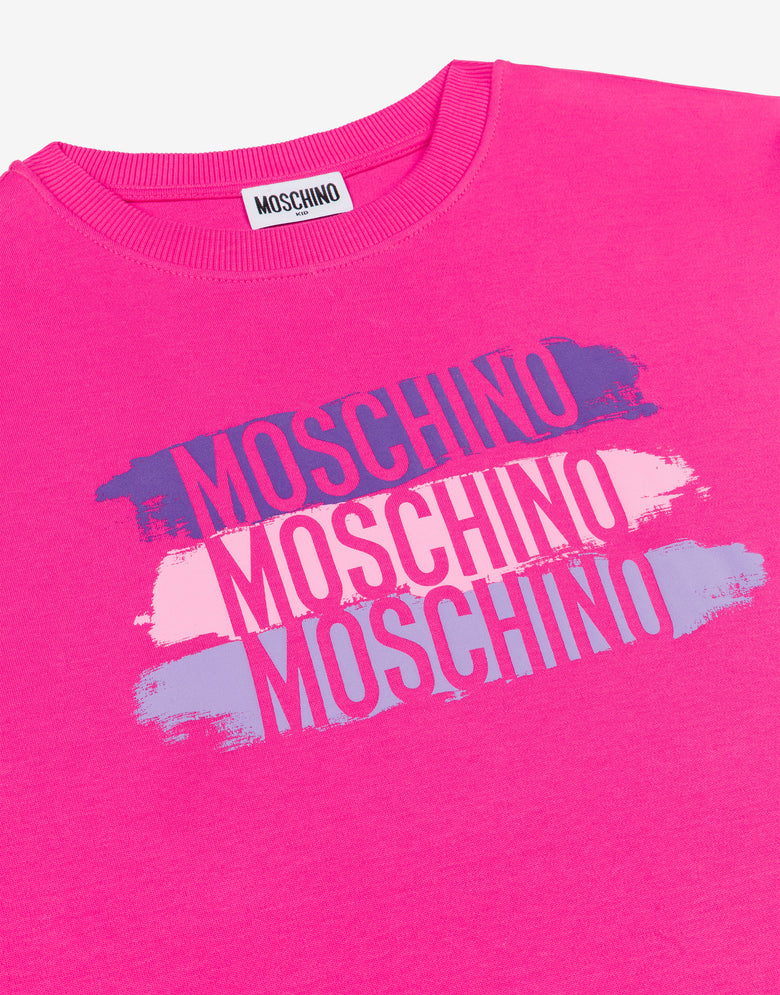Robe en jersey de coton Moschino Fuchsia Moschino 2
