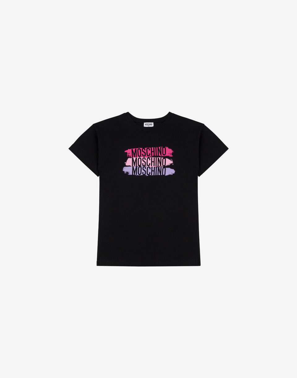 Abito in jersey di cotone Moschino Nero Moschino 0