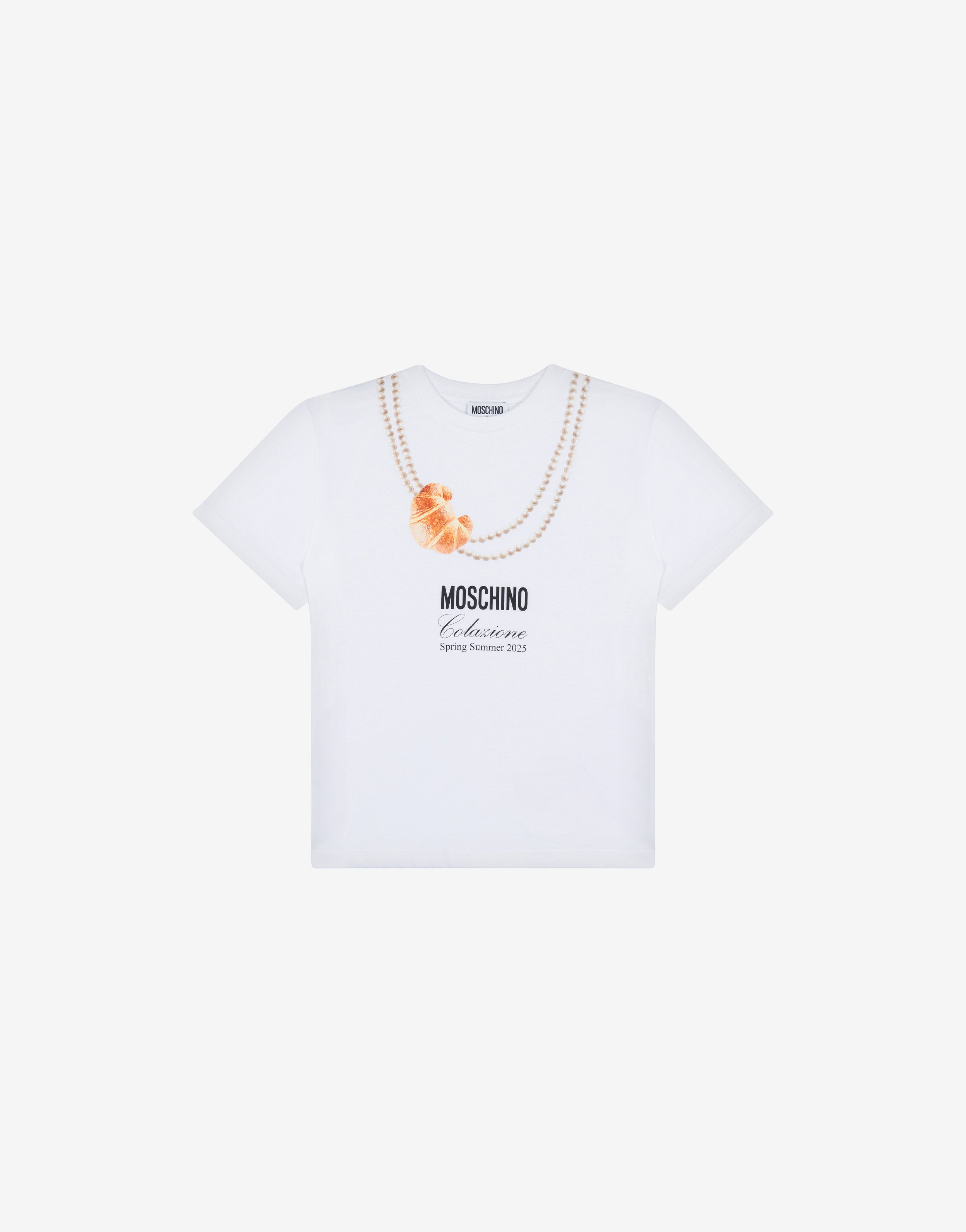 Tシャツ・カットソー Moschino 'Colazione' T-shirt 0400022065647_MULTIWHITE?wid=