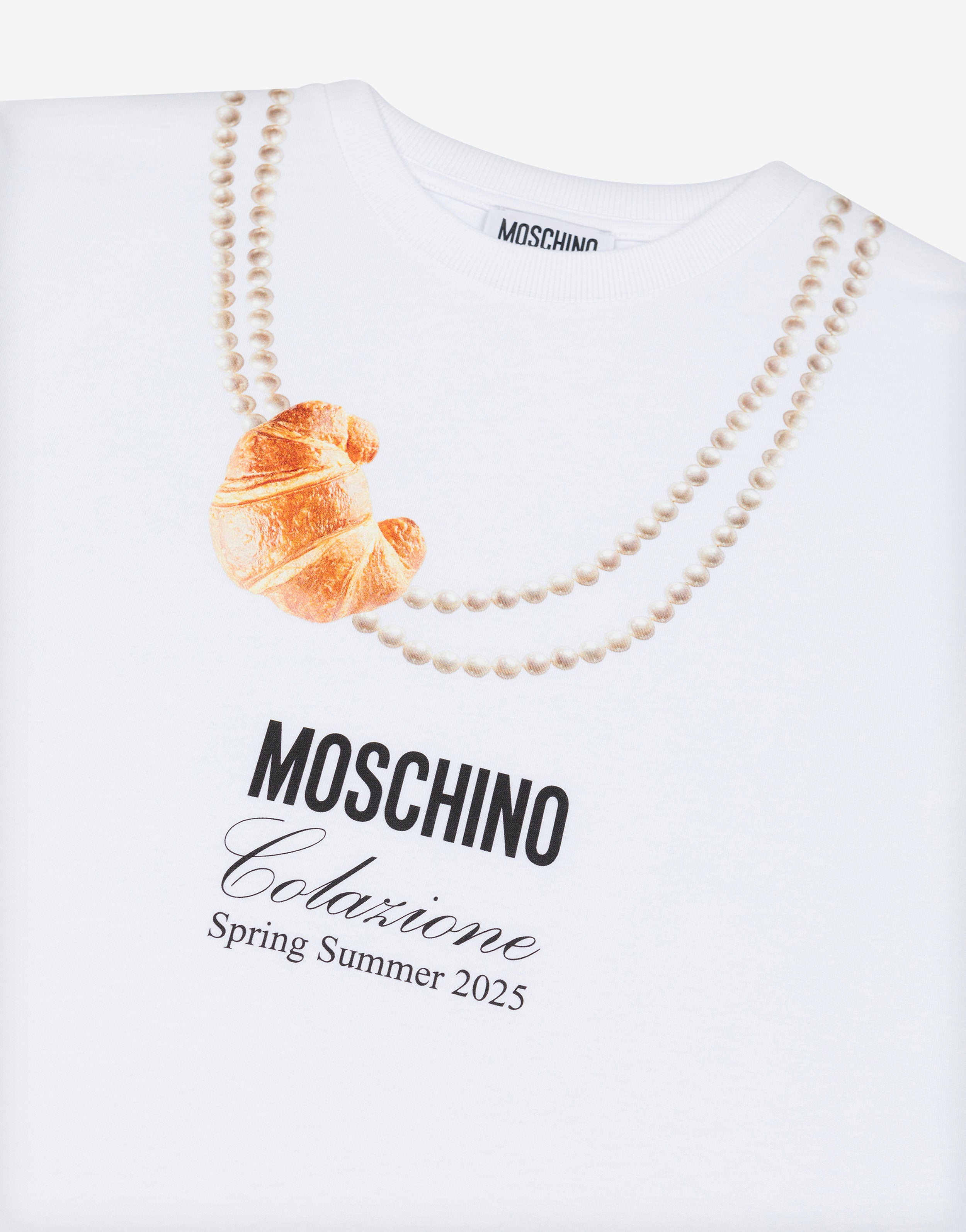 Tシャツ・カットソー Moschino 'Colazione' T-shirt 0400022065647_MULTIWHITE?wid=