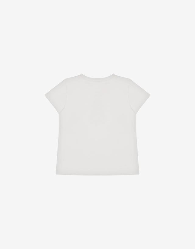 T-shirt in jersey di cotone Moschino Teddy Bear Bianco Moschino 1