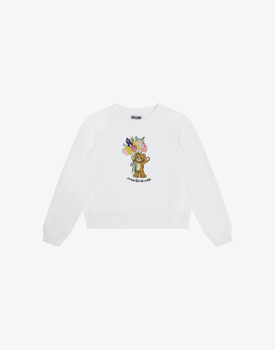 Moschino Teddy Bear 棉质罗纹针织卫衣  Moschino 0