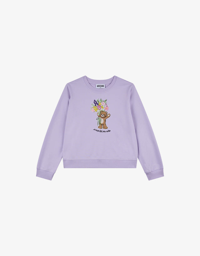 Moschino Teddy Bear 棉质罗纹针织卫衣  Moschino 0