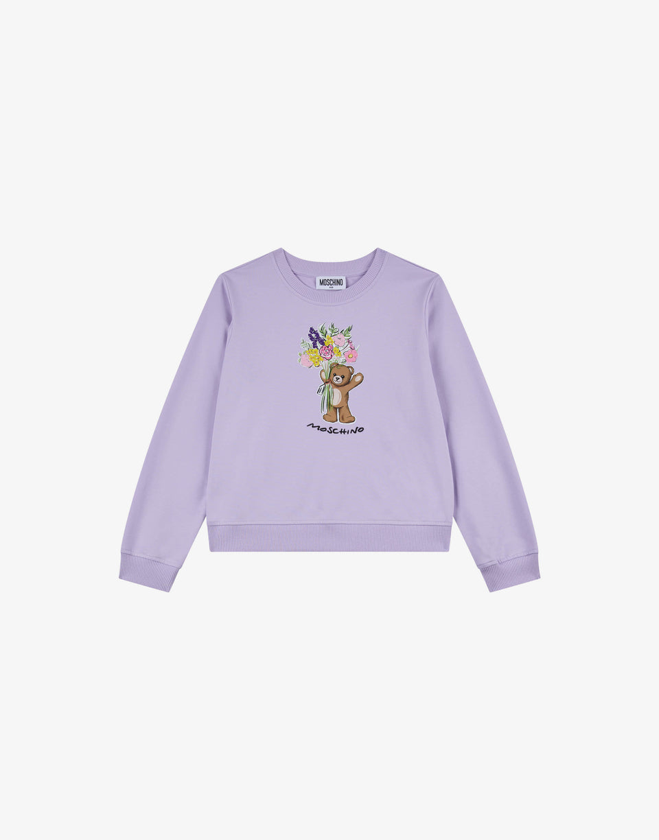 Moschino Teddy Bear 棉质罗纹针织卫衣  Moschino 0