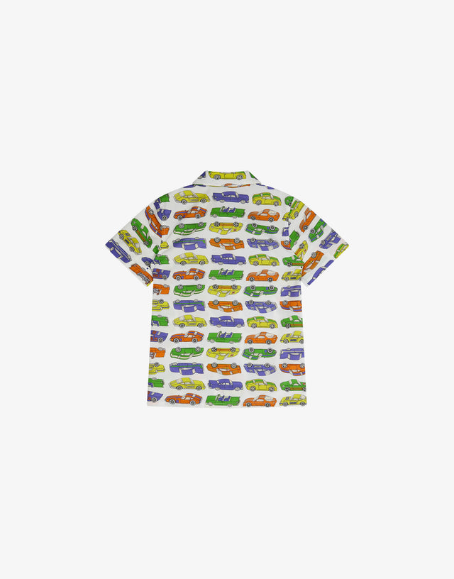 印花棉质平纹布衬衫  Moschino 1