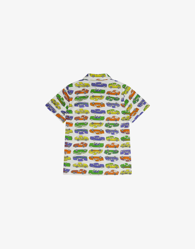 印花棉质平纹布衬衫  Moschino 1