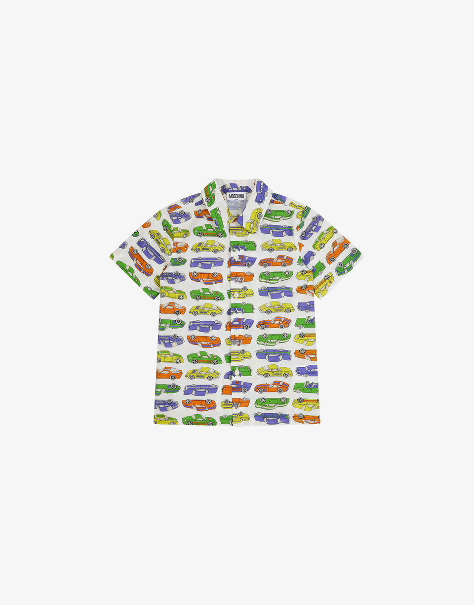 印花棉质平纹布衬衫  Moschino 0