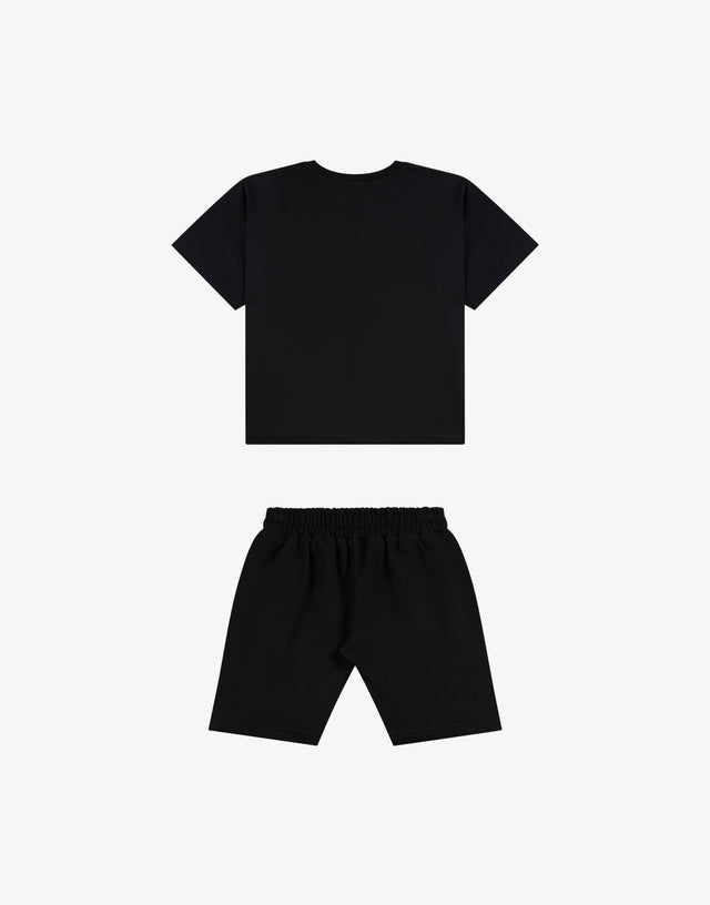 印花超大号T恤与短裤套装  Moschino 1