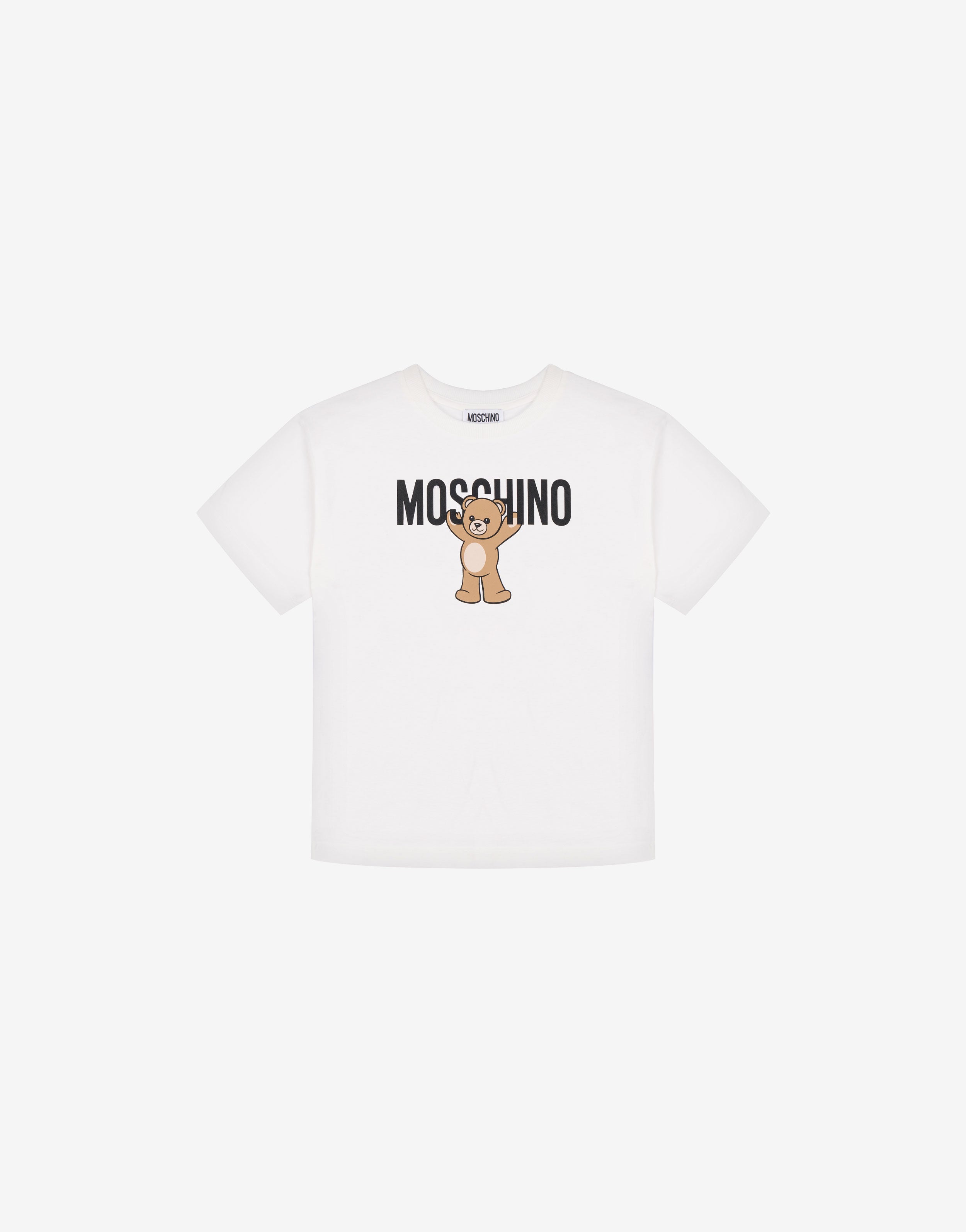 Maxi t-shirt in jersey di cotone Moschino Teddy Bear