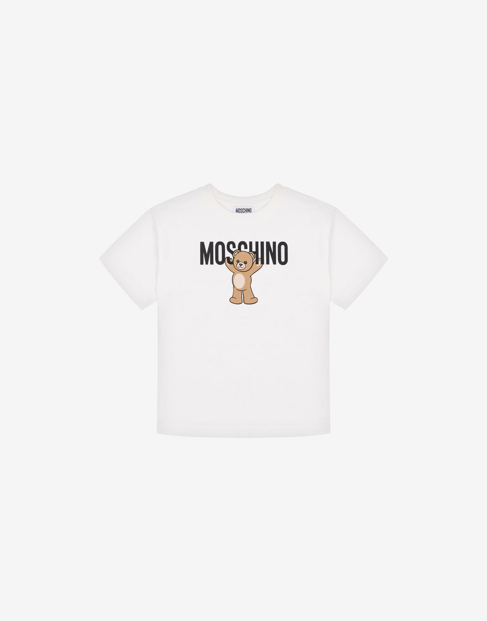 Moschino Teddy Bear cotton jersey maxi t-shirt White Moschino 0