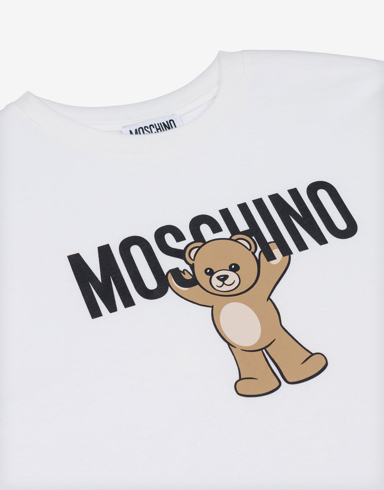 Moschino Teddy Bear cotton jersey maxi t-shirt White Moschino 2