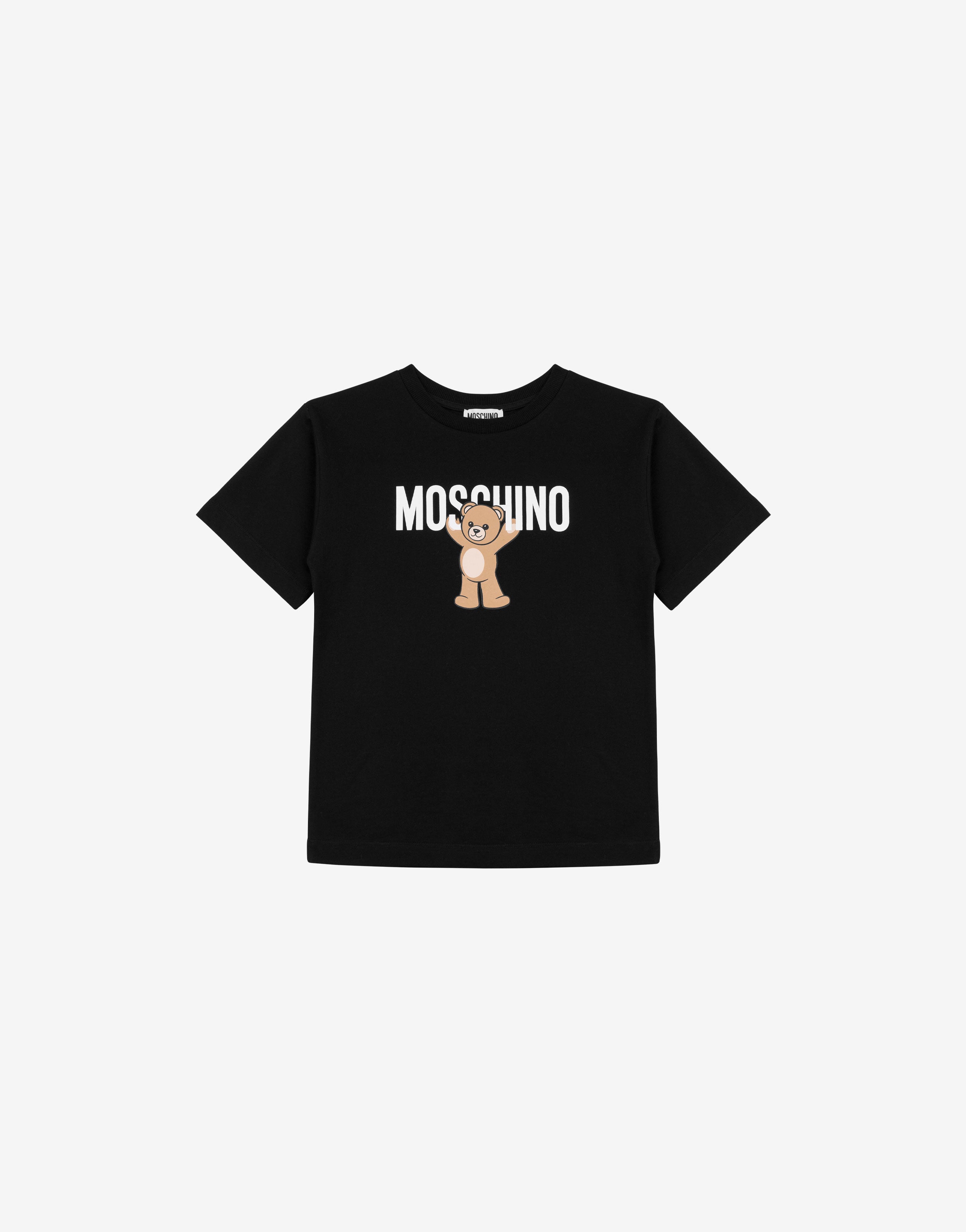 ★25AW MOSCHINO Teddy Bear ロゴ コットン ジャージー Tシャツ Moschino Teddy Bear cotton jersey maxi t-shirt | Moschino