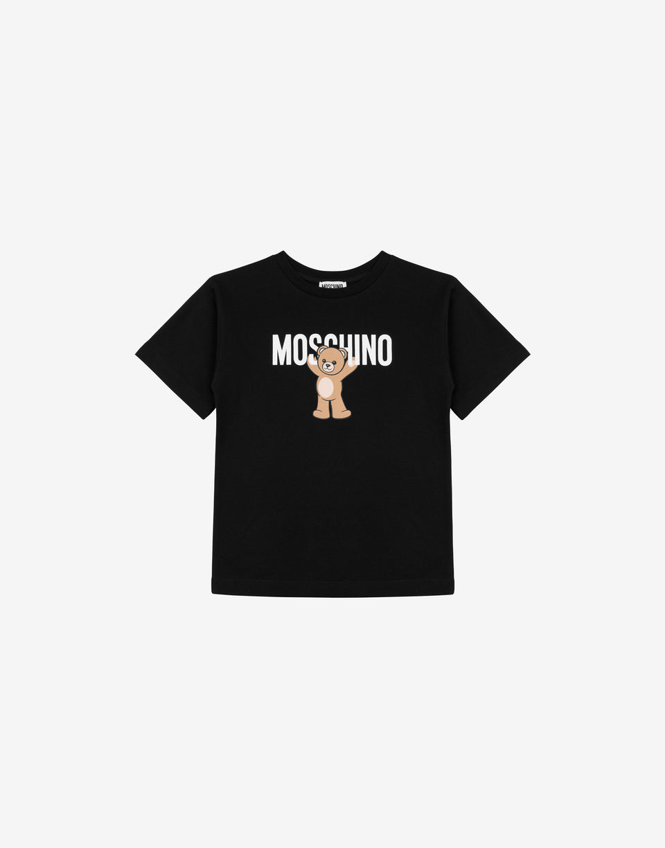Moschino Teddy Bear cotton jersey maxi t-shirt Black Moschino 0