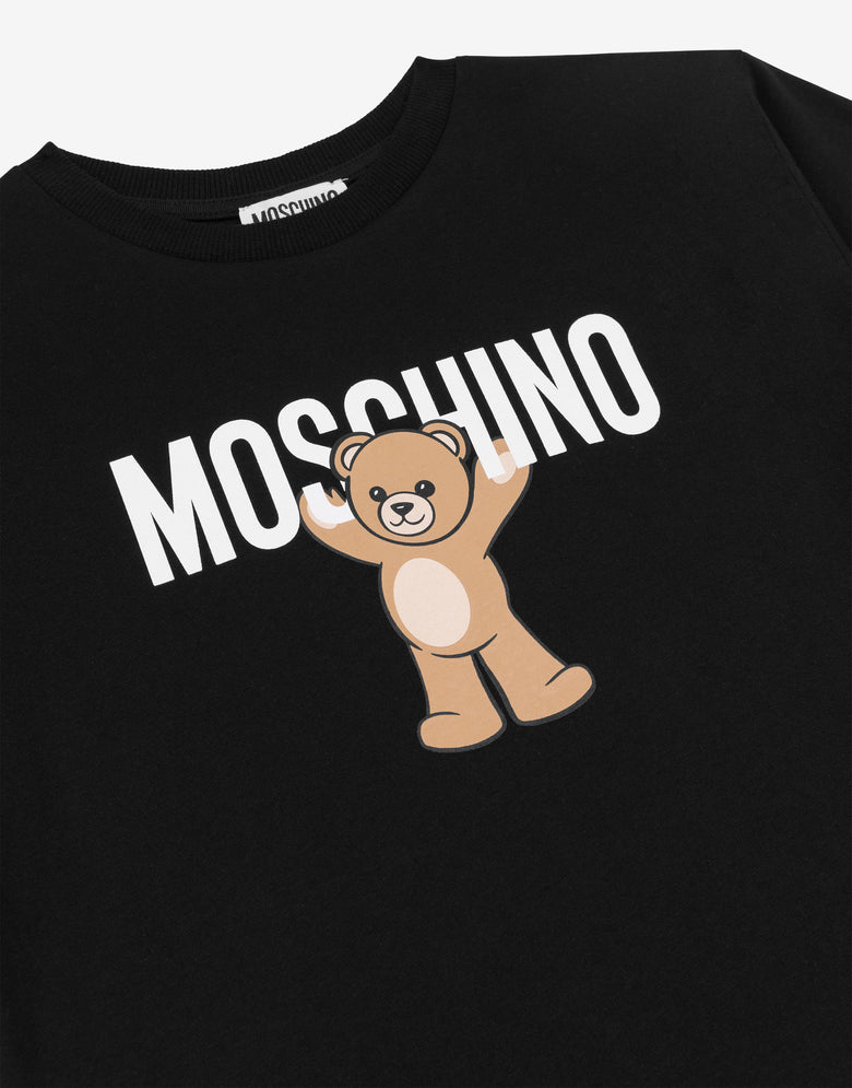 Moschino Teddy Bear cotton jersey maxi t-shirt Black Moschino 2