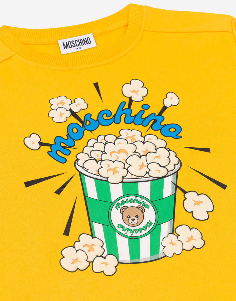 Felpa in cotone Moschino Teddy Bear Giallo Moschino 2