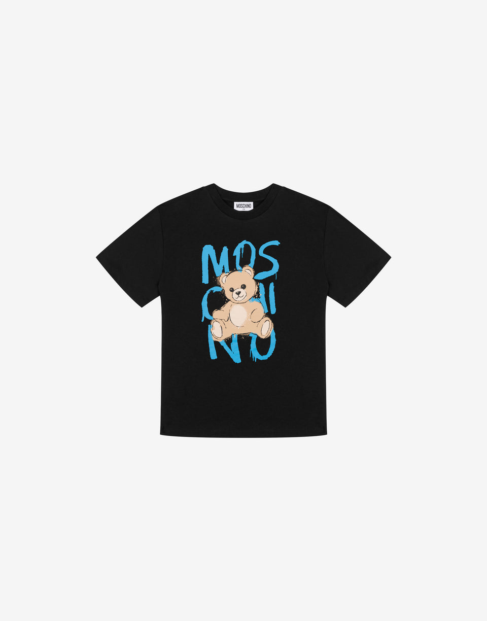 Moschino Teddy Bear cotton jersey maxi t-shirt Black Moschino 0