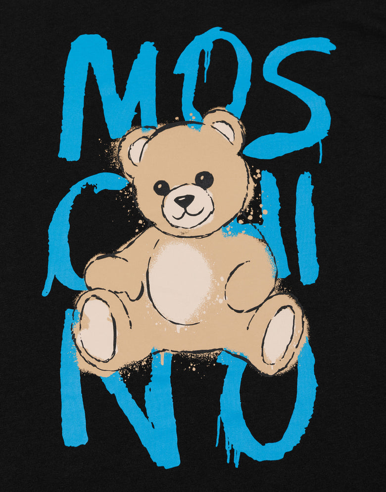 Moschino Teddy Bear cotton jersey maxi t-shirt Black Moschino 2