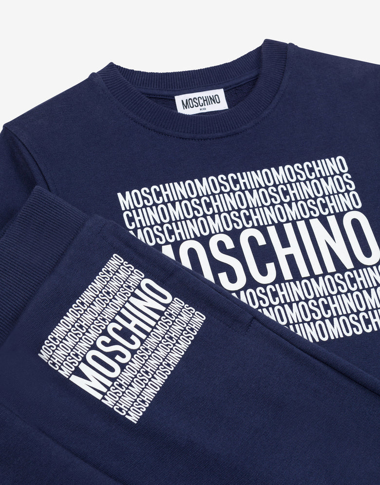 运动服徽标印花 深蓝色 Moschino 2