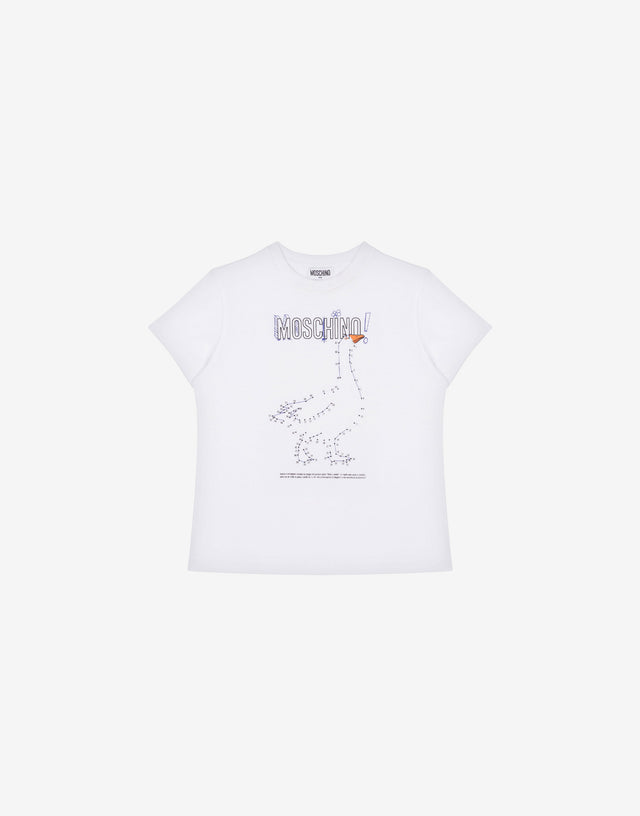 GooseのコットンジャージーTシャツ  Moschino 0