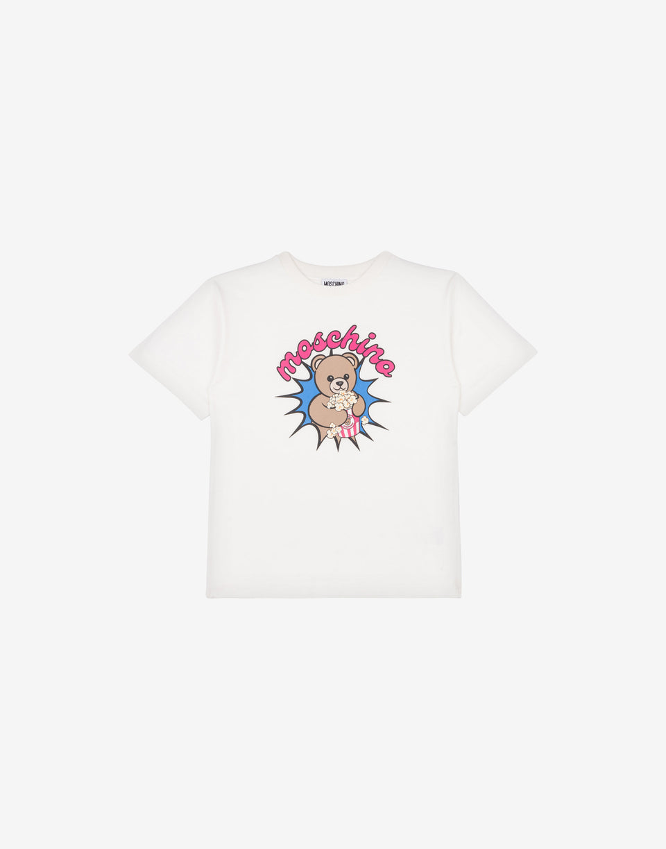 T-shirt en coton Moschino Teddy Bear Blanc Moschino 0