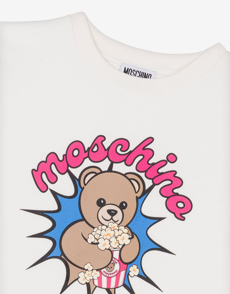 T-shirt en coton Moschino Teddy Bear Blanc Moschino 2