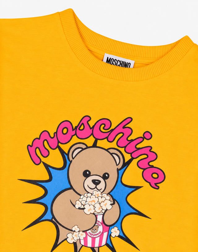 Moschino Teddy Bear Cotton T-shirt Saffron yellow Moschino 1