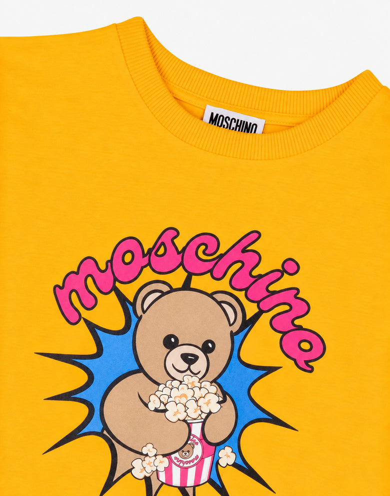T-shirt de algodão Moschino Teddy Bear Amarillo azafrán Moschino 1
