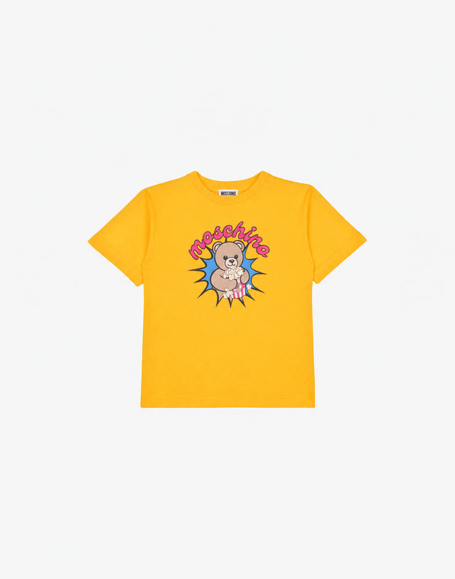 Moschino Teddy Bear Cotton T-shirt Saffron yellow Moschino 0
