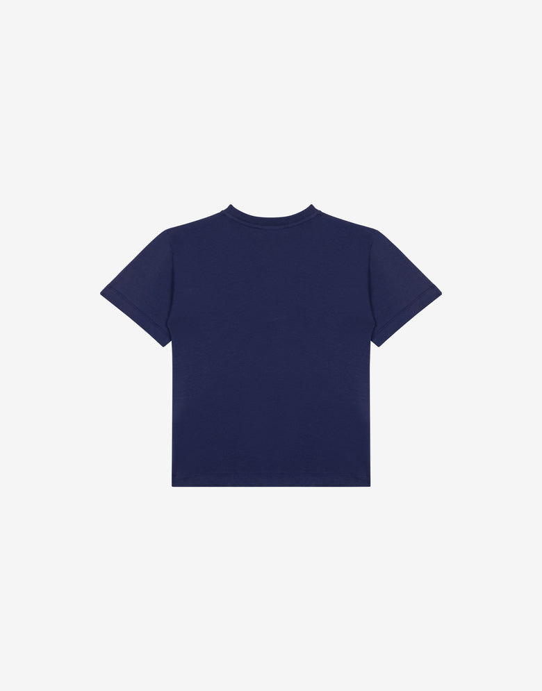 Camiseta maxi de punto Teddy Bear Azul oscuro Moschino 1