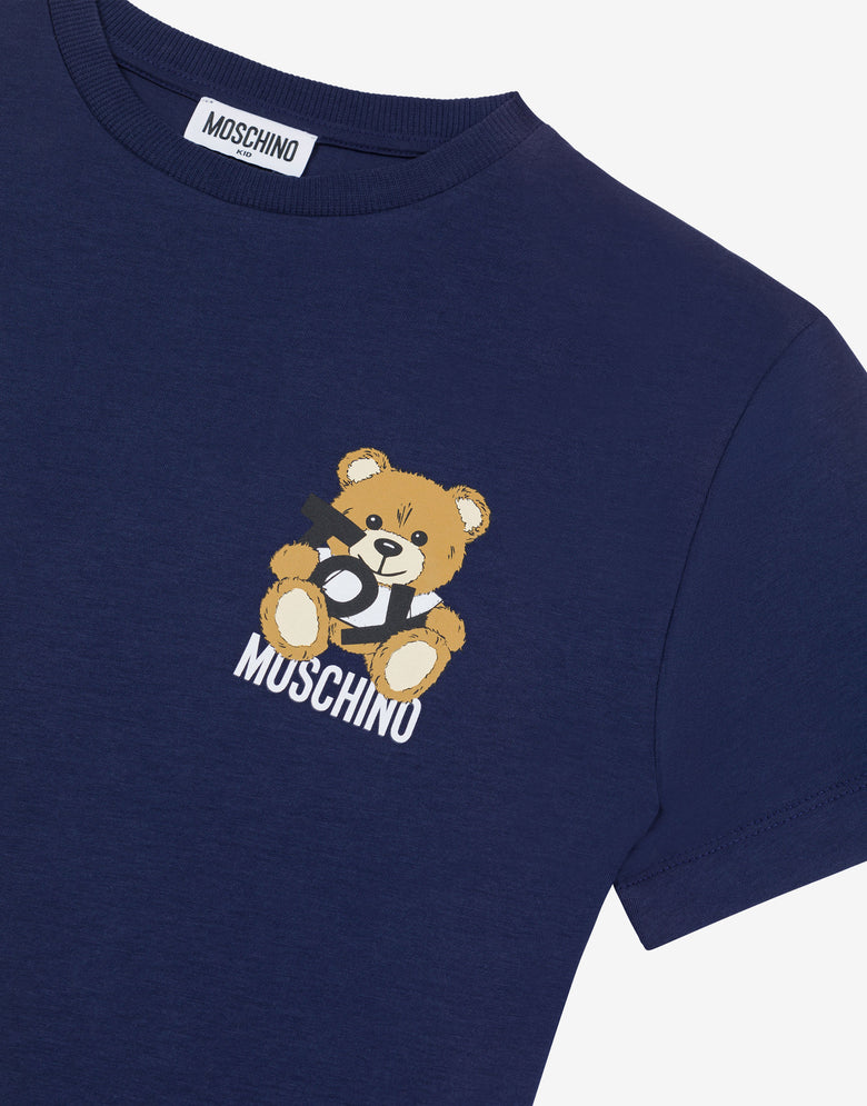 Camiseta maxi de punto Teddy Bear Azul oscuro Moschino 2