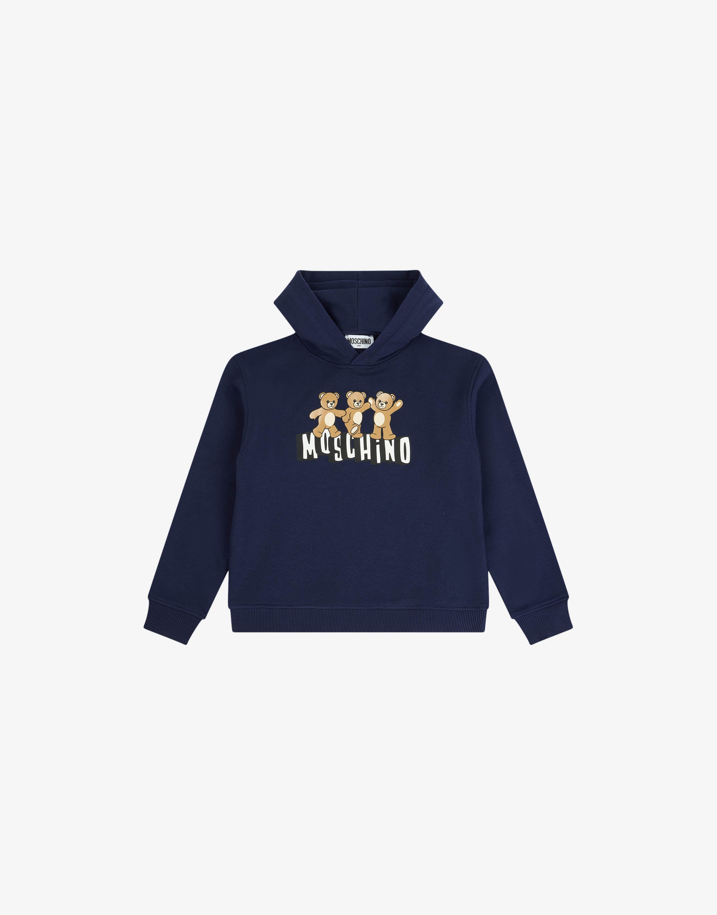 Baumwoll-Sweatshirt mit Kapuze Moschino Teddy Bear