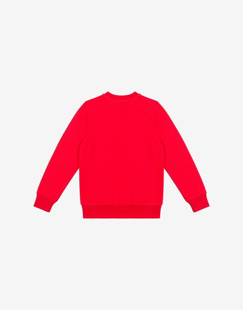 Moschino Teddy Bear Cotton Sweatshirt Red Moschino 1