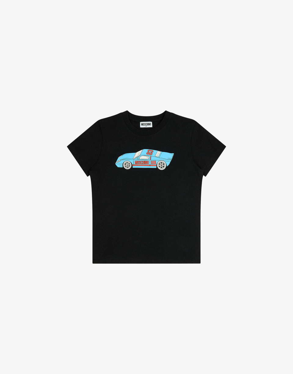 印花棉质针织T恤  Moschino 0