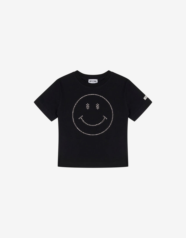 Smiley® 纯棉宽松 T 恤 黑色 Moschino 0