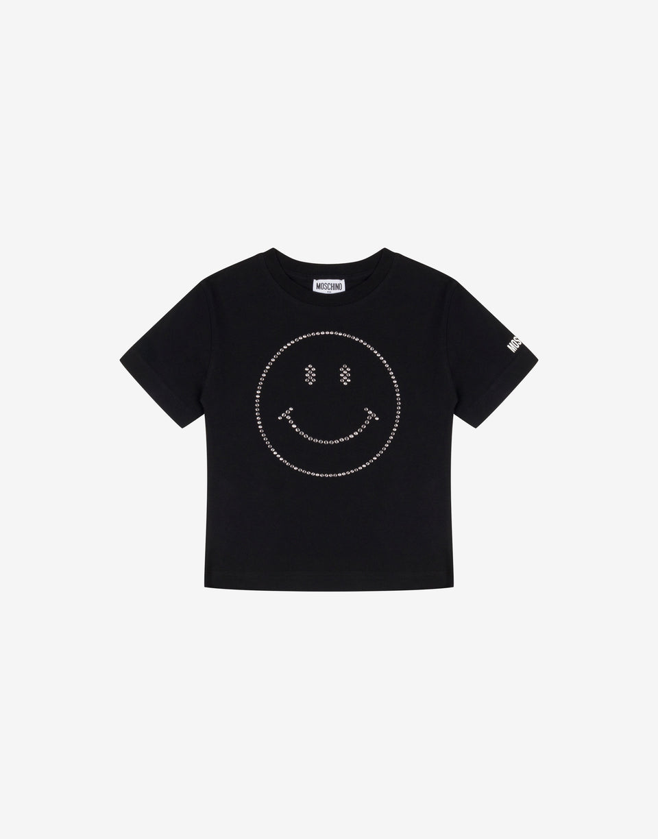 Smiley® 纯棉宽松 T 恤 黑色 Moschino 0