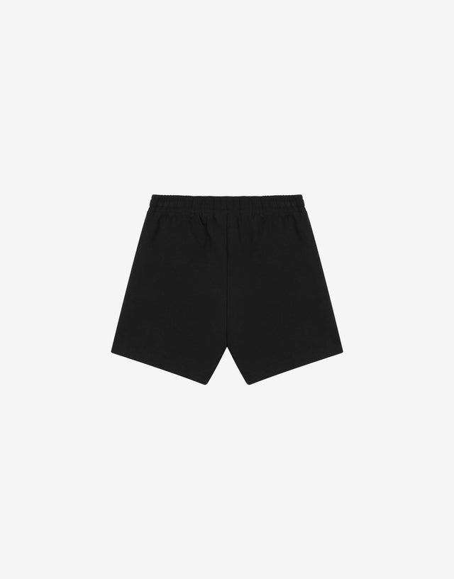 Shorts aus Jersey Logo Print Schwarz Moschino 1