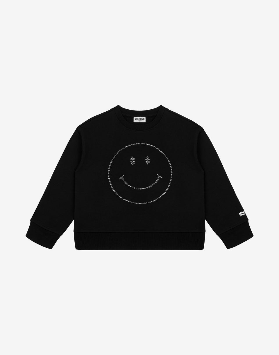 笑脸®纯棉运动衫 黑色 Moschino 0