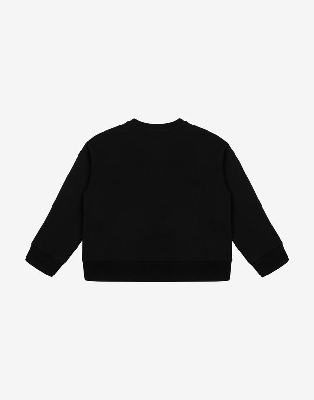 Smiley® Cotton Sweatshirt Black Moschino 1