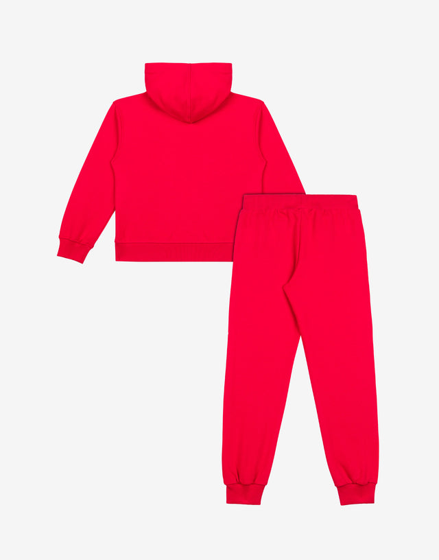 Completo tuta in felpa Moschino Teddy Bear Rosso Moschino 1