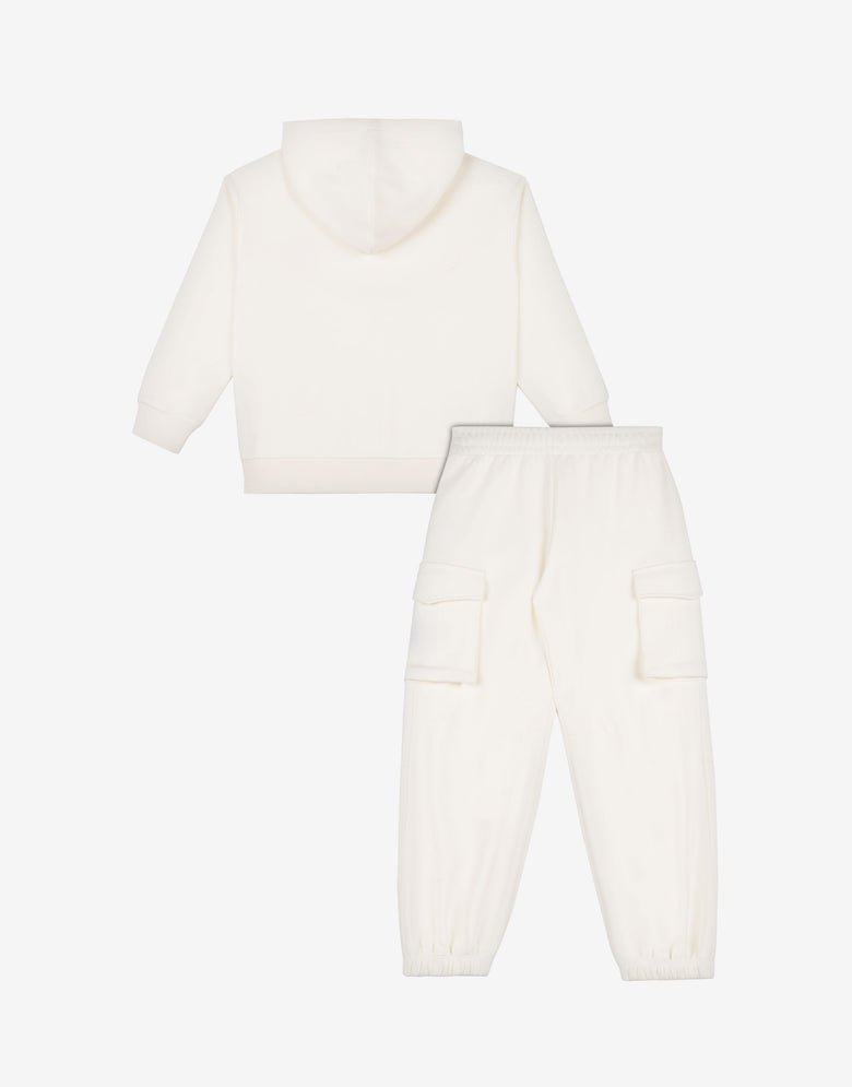 Moschino Teddy Bear Jogginganzug aus Baumwollfleece Weiß Moschino 1